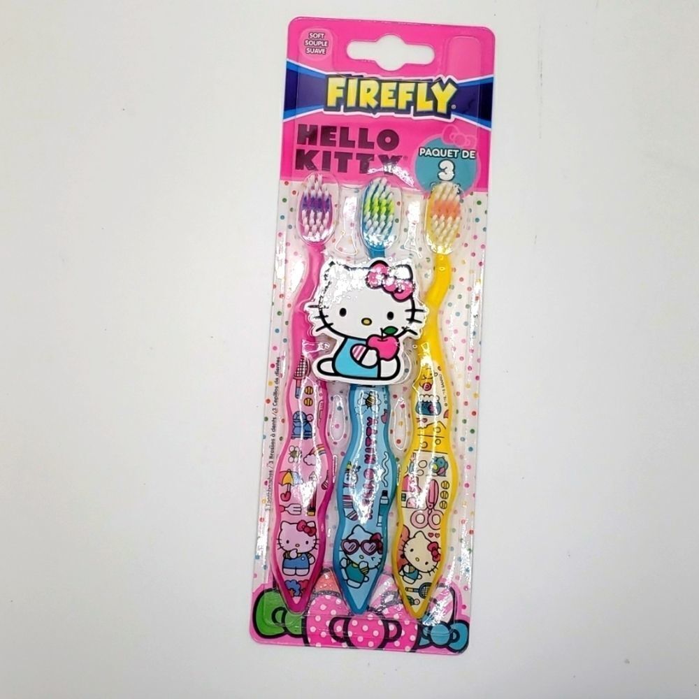 Hello Kitty toothbrush 3 pack